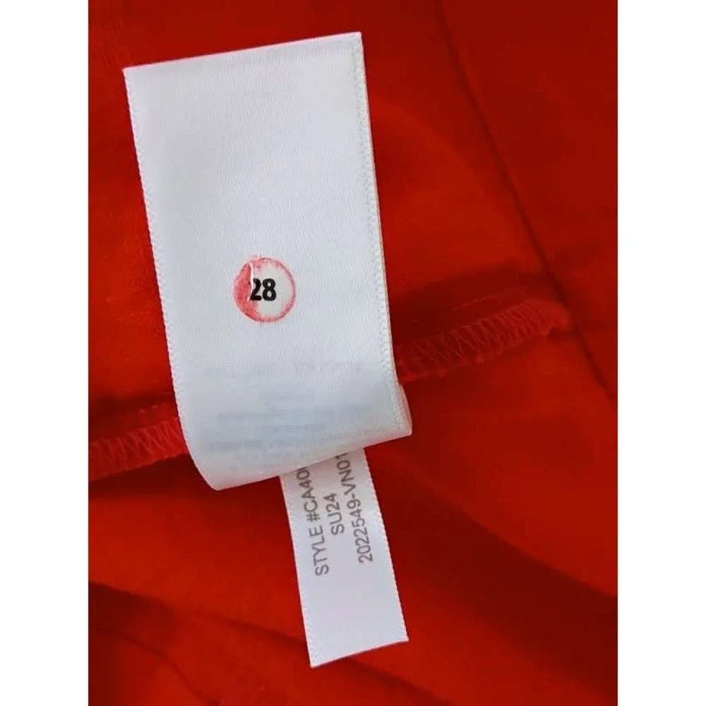 J.CREW Red Linen Blnd Sleeveless Shift Dress Fits S NWOT Minimalist Classic $148